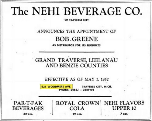 J&G Lanes (T.C. Recreation) - Apr 1952 Ad For Nehi (newer photo)